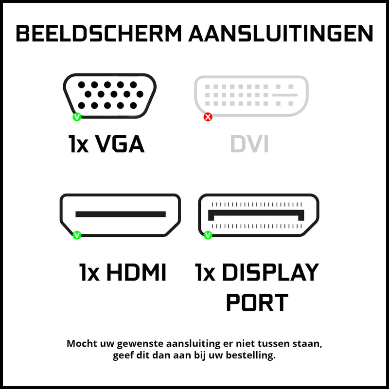 ScreenON - Gaming Set - Y41588 - V2 (GamePC.Y41588 + 27 Inch Monitor + Toetsenbord + Muis)