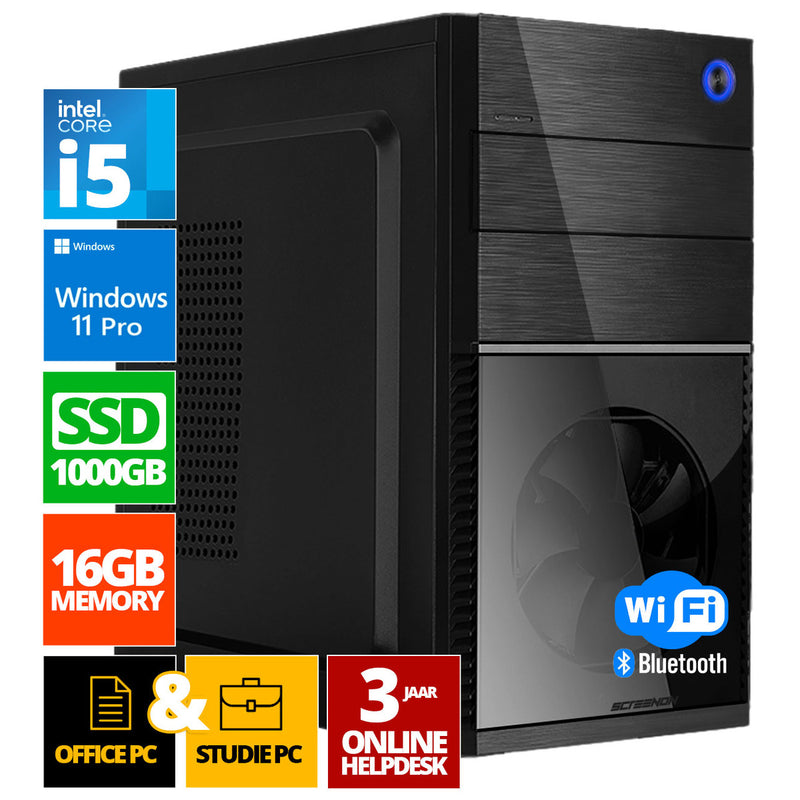 Intel Complete PC | Intel Core i5 | 16 GB DDR4 | 1 TB SSD - NVME | Windows 11 Pro