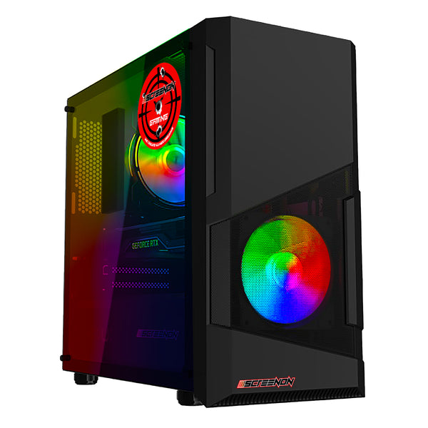 ScreenON - Game Computer / Gaming PC - Ryzen 5 - 500GB M.2 SSD - 16GB RAM - Intel Arc A380 - Game PC TX88550 - Windows 11