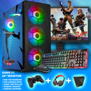 Screenon - Complete Fortnite Gaming PC sets - (Game PC + 27 inch monitor + keyboard + mouse + controller)