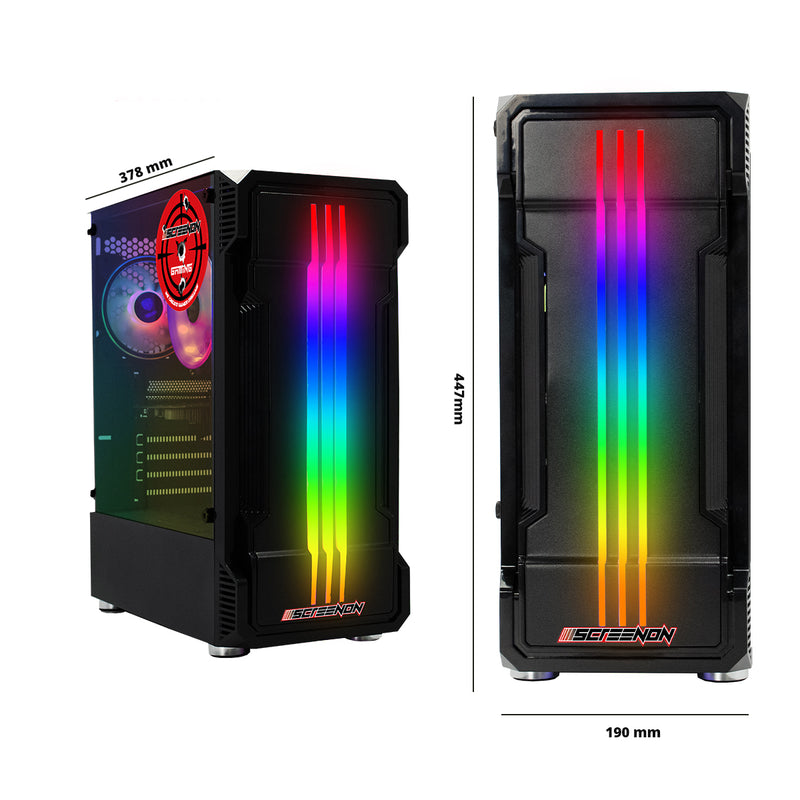 Screenon - AMD 300GE - 240 GB M.2 SSD - Radeon Rx Vega 3 - Spielcomputer - WiFi
