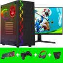 ScreenON - Gaming Set - K2 - Intel Core i3 - 240GB M.2 SSD - UHD Graphics 630 - (GamePC + 27 Inch Monitor + Toetsenbord + Muis)