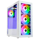 ScreenON - Minecraft Gaming PC White - Ryzen 3 - RX 550 - 16GB RAM - 500GB SSD - Windows 11 Pro + WiFi & Bluetooth!