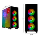 ScreenON - Gaming Set T46187 -S3 (GamePC.T46187 + 27 Inch Monitor + Toetsenbord + Muis)