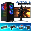 ScreenON - Gaming Set - V115131 - V1 (GamePC.V115131 + 24 Inch Monitor + Toetsenbord + Muis)
