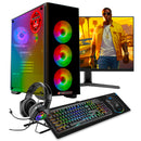 ScreenON - Gaming Set T46187 -W3 (GamePC.T46187 + 27 Inch Monitor + Toetsenbord + Muis & Muismat + Headset & Houder)
