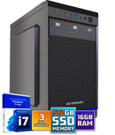 Intel Compleet PC | Intel Core i7 | 16 GB DDR4 | 512 GB SSD | Windows 11 Pro + WiFi & Bluetooth