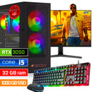 ScreenON - Intel Core i5 - 1000GB SSD - 32GB RAM - RTX 3050 - Gaming Set - V122023324 (24" Monitor + Toetsenbord + Muis)