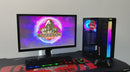 ScreenON - Gaming Set - P4 (GamePC + 27 Inch Monitor + Toetsenbord + Muis) + WiFi & Bluetooth
