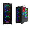 ScreenON - Extreme Desktop Game PC - Intel Core i9-11900F - 1TB M.2 SSD + 3TB HDD - RTX 3080