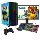 ScreenOn NL - Gaming PC SET | Intel Core i5 | GTX 1650 | RAM 16GB | SSD 512GB | WiFi | + 24 Inch Monitor + Toetsenbord + Muis + Controller | Desktop Computer voor Business & Multimedia H32539 - ScreenOn