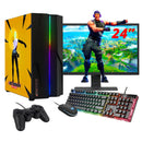 ScreenOn NL - Gaming PC SET | Intel Core i5 | RTX 3060 | RAM 16GB | SSD 512GB | WiFi | + 24 Inch Monitor + Toetsenbord + Muis + Controller | Desktop Computer voor Business & Multimedia H32528 - ScreenOn