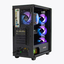 ScreenON - Racing Gaming Set + Ferrari Flag - F5215024 - (GamePC.F12050 + 24 Inch Monitor + Toetsenbord + Muis + Controller + Gratis Ferrari Flag) - ScreenOn