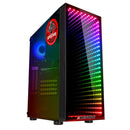 ScreenON - Racing Gaming Set + Ferrari Flag - F5426524 - (GamePC.F14065 + 24 Inch Monitor + Toetsenbord + Muis + Controller + Gratis Ferrari Flag) - ScreenOn