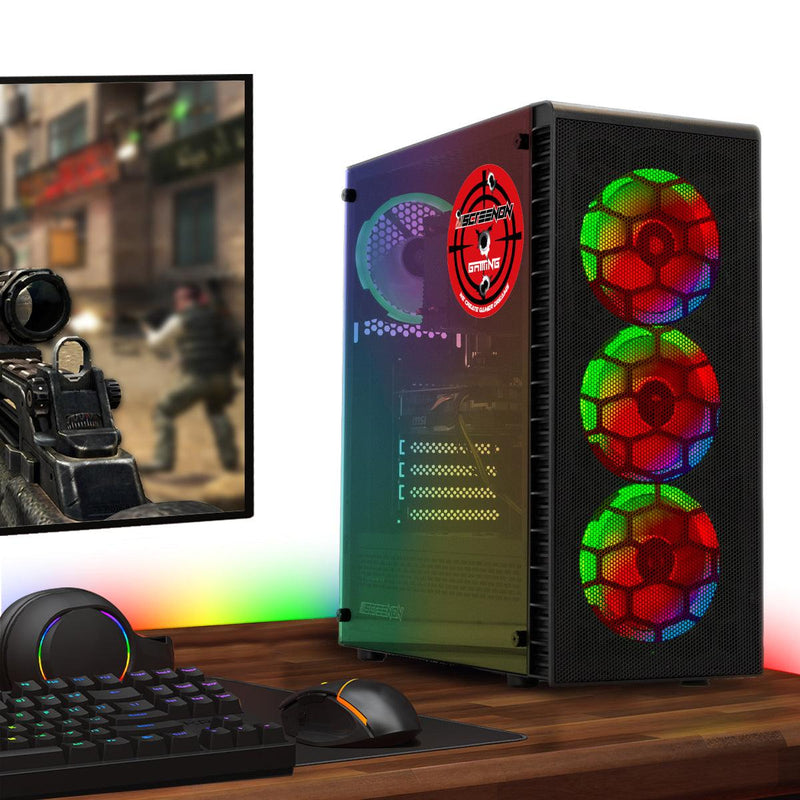 ScreenON - Ryzen 5 - 480GB M.2 SSD + 2TB HDD - RTX 3060 12GB - GamePC.X365105 - WiFi - ScreenOn