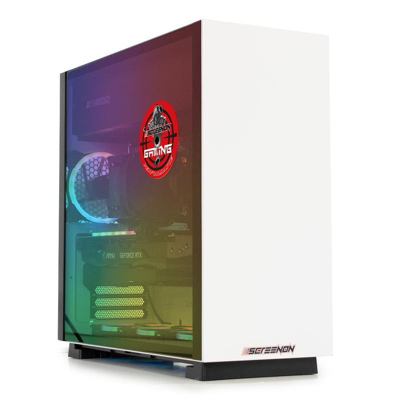 ScreenON - White Widow - Intel Core i9 - 480GB M.2 SSD + 1TB HDD - RTX 3060Ti - GamePC.X621828 - WiFi - ScreenOn