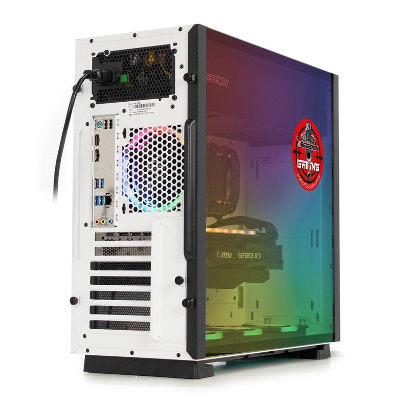 ScreenON - White Widow - Intel Core i9 - 480GB M.2 SSD + 1TB HDD - RTX 3060Ti - GamePC.X621828 - WiFi - ScreenOn